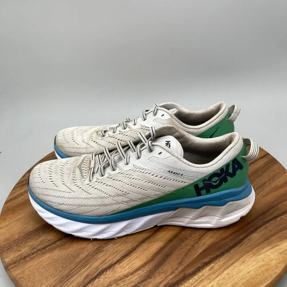 Hoka One One Arahi 4 Shoes Mens Size 11 Gray Running Comfort Walking Sneakers